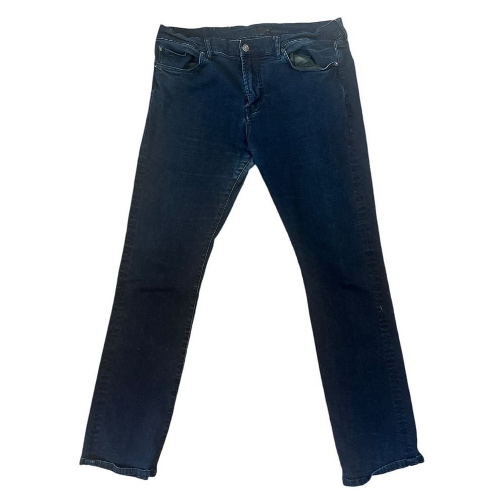 Joseph Abboud Pipe Slim Dark Wash Denim Jeans Mens 38x34 Cotton Blend